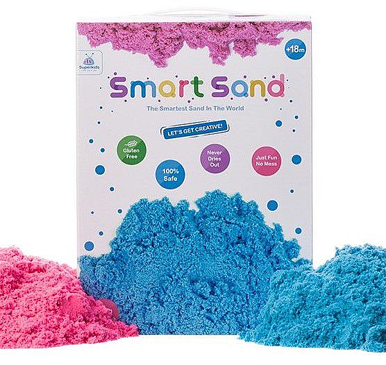 חול קינטי 2 קג' SMART SAND כחול/ ורוד