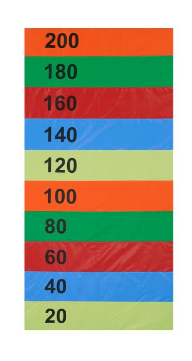 מזרן קפיצה למרחק 200/100/4 ס"מ