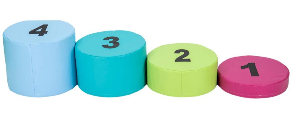 מעלה מספרים 1-4 קוטר 50 ס"מ גובה 10-40 ס"מ