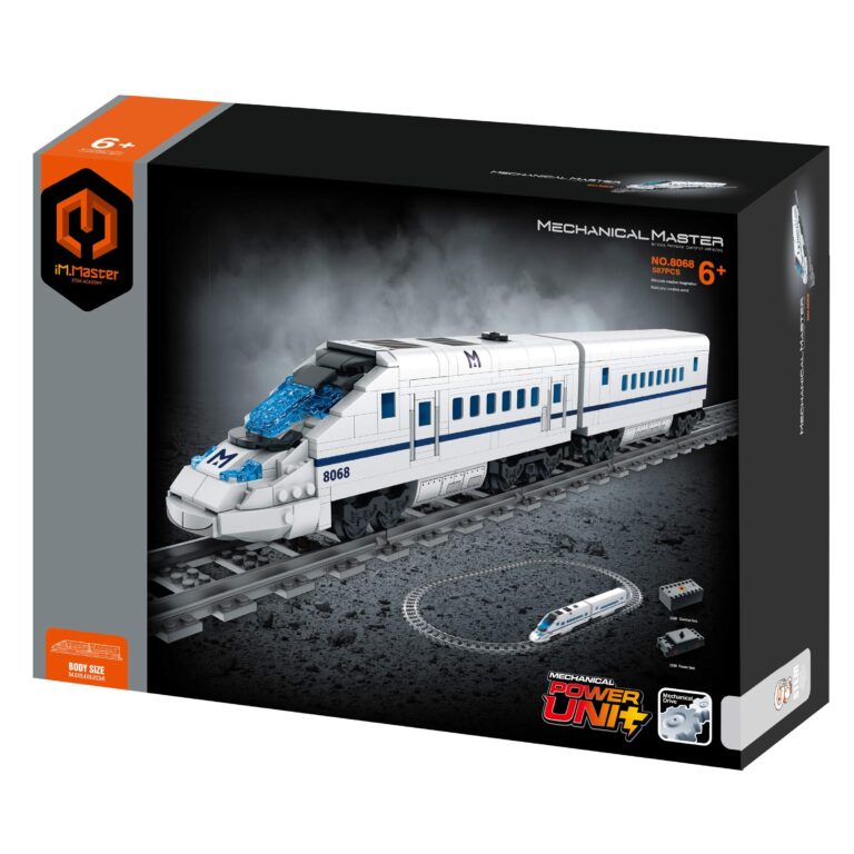 רכבת הרכבה עם מסילה 587 חלקים כולל טעינה