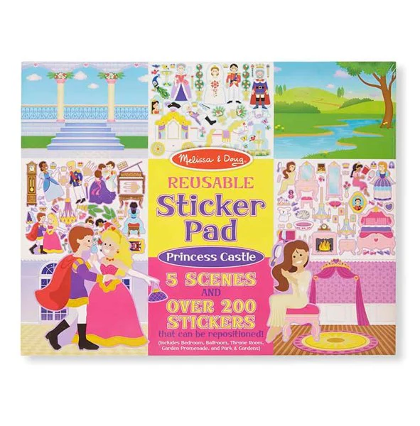 كتيب ملصقات قصر الأميرة Melissa And Doug