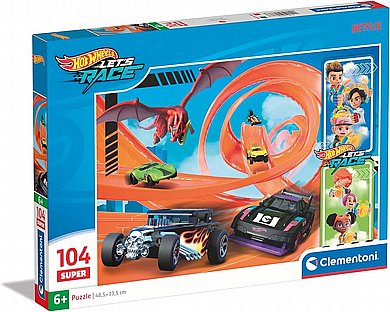بازل 104 قطع HOT WHEELS
