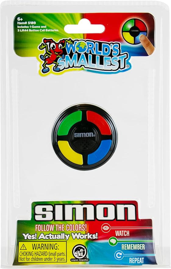 لعبة سيمون الأصغر في العالم، لعبة ذاكرة World's Smallest SIMON